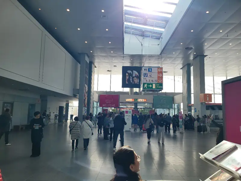 Beauty-Messe Eingang